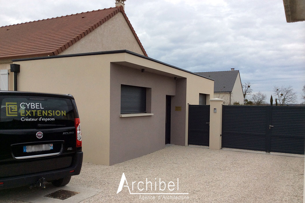 La maison avec l'extension à Amilly