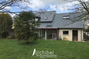 Une maison à Chantepie avant les travaux d'extension.